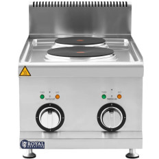Cucina elettrica Vennennium con gas 2 Campi di riscaldamento 4,6 kW 400 V