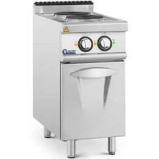 Cocina eléctrica independiente con gabinete 2 campos de calefacción 5.2 kW 400 v