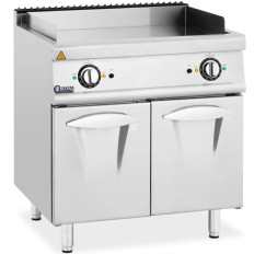 BBQ elektromos lemez Dupla sima, szabadon álló szekrény 10,8 kW 400 V
