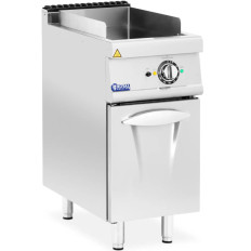 BBQ Elektrická grilovačka hladká s voľne stojacou skrinkou 5.4 kW 400 V