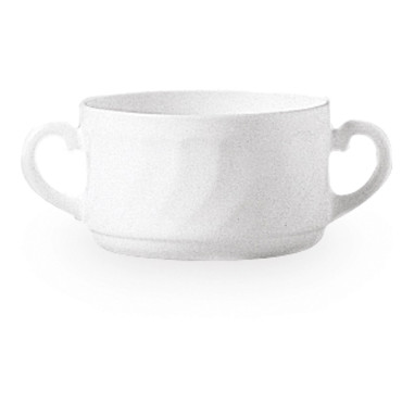 Butelis nuo patvarios baltos spalvos opalo Arcoroc Trikampis 300ml rinkinys 6vnt. - Hendi D6879