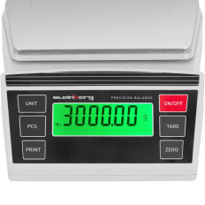 Laboratorija JUBILERSKA precizitāte LCD 0.2-3000G / 0.01 g