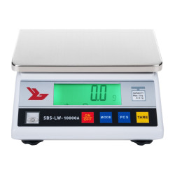 Presná mierka presná SBS-LW-10000A LCD. 0,1 g až 10 kg