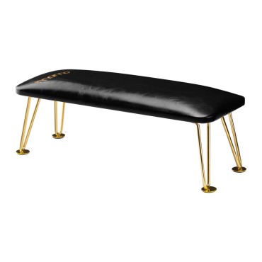 MESA DE MANICURA 6M DORADO NEGRO