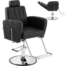 Barberin kampaaja. Kosmeettinen kanssa jalka Physa Dudley - Musta hopea