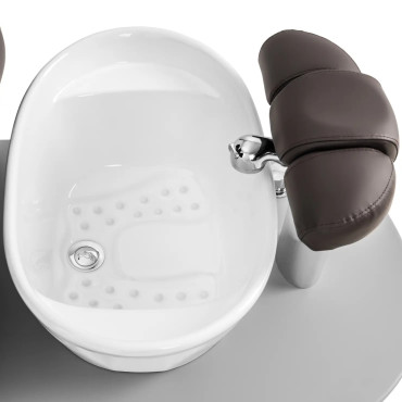Cosmetic Seating Seating for Pedicure with electric shower tray Bogota - Brown