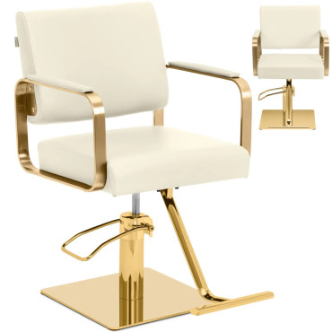 Parrucchiere del barbiere. Cosmetico con un poggiapiedi Physa Otley - Gold Gold