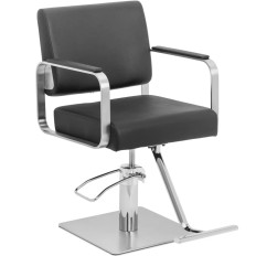 Barber's hairdresser. Cosmetic with a footstool Physa OTLEY - black silver