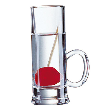 Un bicchiere di vodka con...