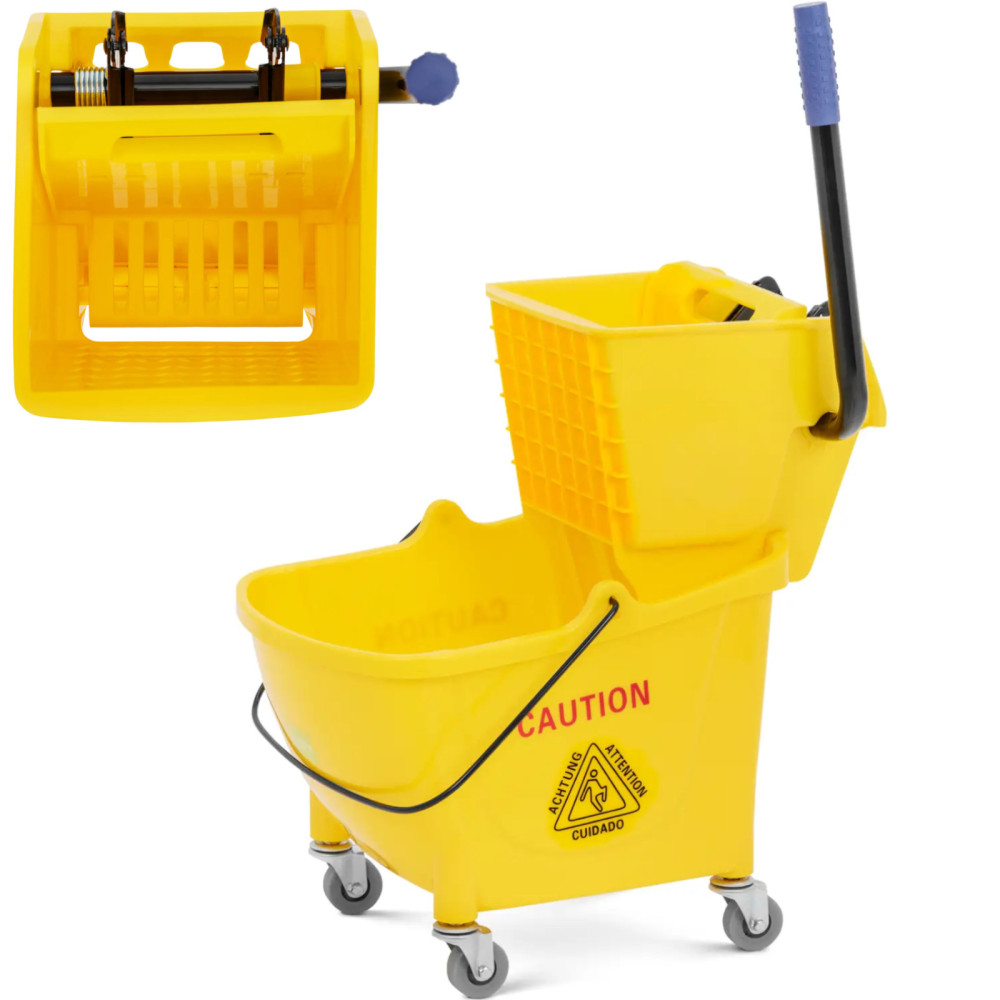 Carrello di pulizia. Pulizia del pavimento con un sarto 24 l