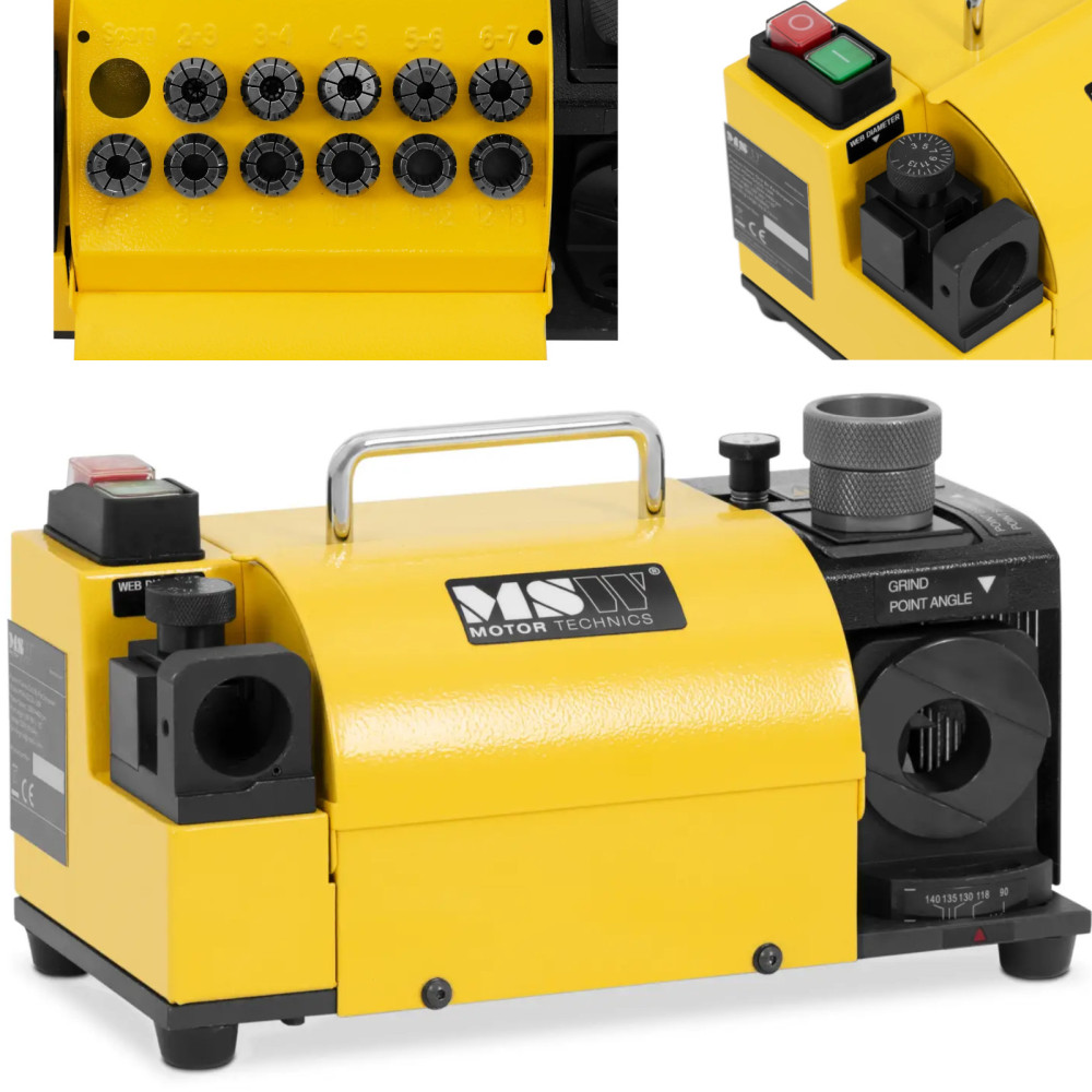 Grinderkvarn för borr. 3-13 mm med en CBN-buljong 150 W