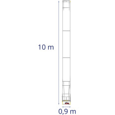 Hiss Bulking panna med fjärrkontroll 10 m till 300 kg 1500 w