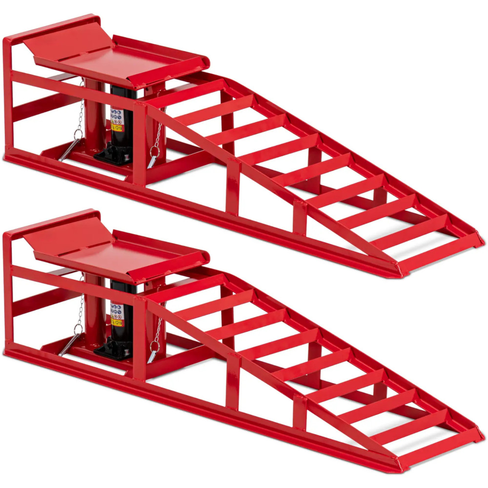 Ramp ramp med en hiss upp till 2000 kg - en uppsättning med 2 objekt.