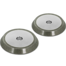 Slijpschild voor slijper voor het boren van gesinterde carbiden. 78 x 10 mm - 2 stuks.