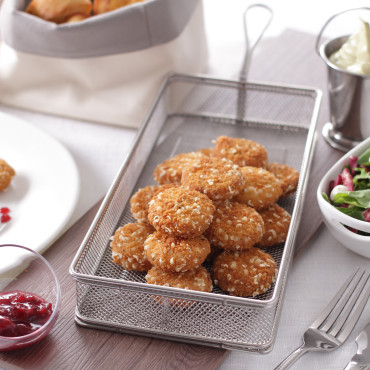 Minijaturna košarica za prženu snack nehrđajućeg čelika 275x130x45mm - Hendi 426456 Minijaturna košarica za prženu snack nehrđajućeg čelika 275x130x45mm - Hendi 426456