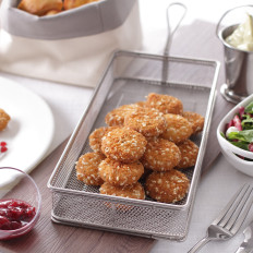 Minijaturna košarica za prženu snack nehrđajućeg čelika 275x130x45mm - Hendi 426456