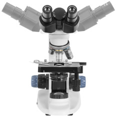 Microscope optique avec éclairage LED. Grossissement 40-1000x
