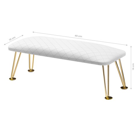 MANIKÚROVÝ STOJAN 6M GOLDEN WHITE PIK