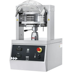 Druk op het vormen van pizzapizza. 45 cm 400 V 6100 W