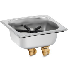 Scrubber lavatrice con lavandino per occhiali 20-110 mm in acciaio