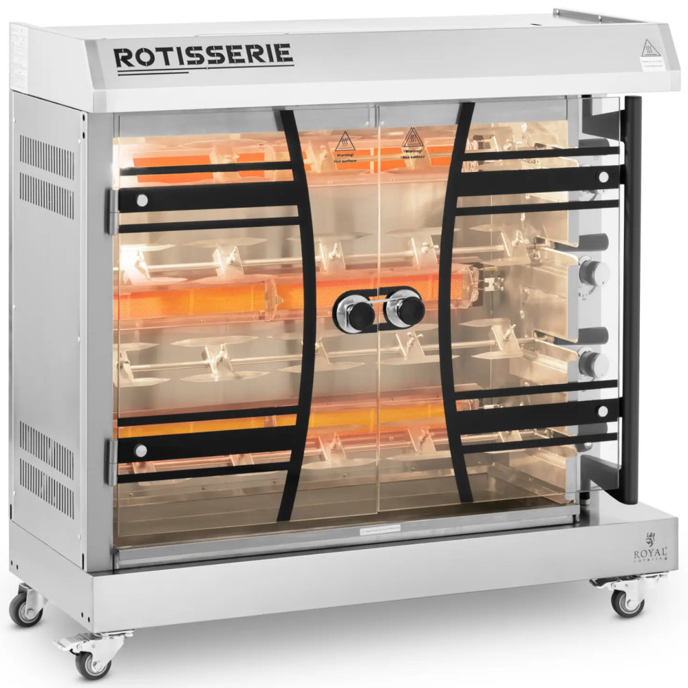 Gazelcar de gaz. Totage de poulet sur le propane-butane 4 SPARTS 16.5 KW