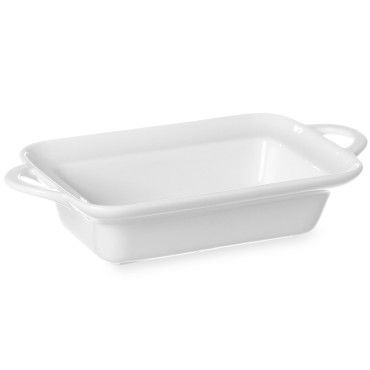 Pravokotna pečica z ušesi 190x120x50mm White Porcelain - Hendi 784112