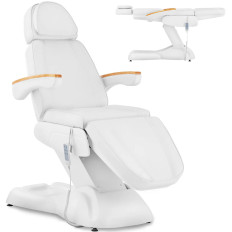 Fauteuil cosmétique pour massage tatouage réglable 150 kg rho - blanc