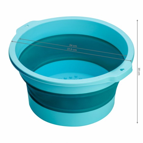 Klappbare Pediküreschale Blau