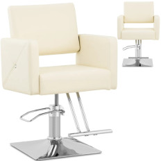 Cabeleireiro de Barber com Footstone Carlisle - Cremoso