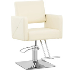 Cabeleireiro de Barber com Footstone Carlisle - Cremoso