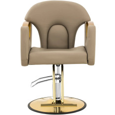 Parrucchiere del barbiere con il poggiapiedi di Barton - Beige