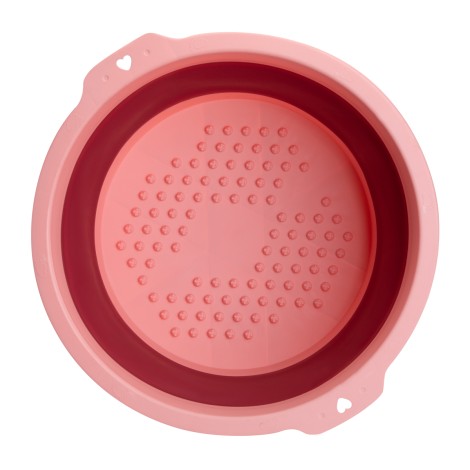ACTIVESHOP Klappbare Pediküre-Schale Pink — Draufsicht