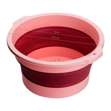 ACTIVESHOP Klappbare Pediküre-Schale Pink