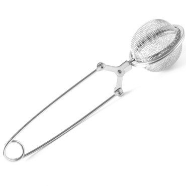 En sil stängd för att bära te och örter. 40mm rostfritt stål - Hendi 570807