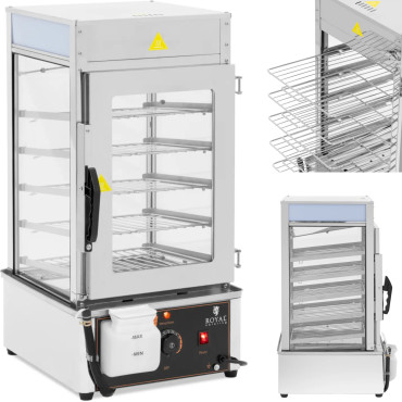 Ατμό ατμού για ζυμαρικά 5 σχάρες 30-110c 37 L 1250 W