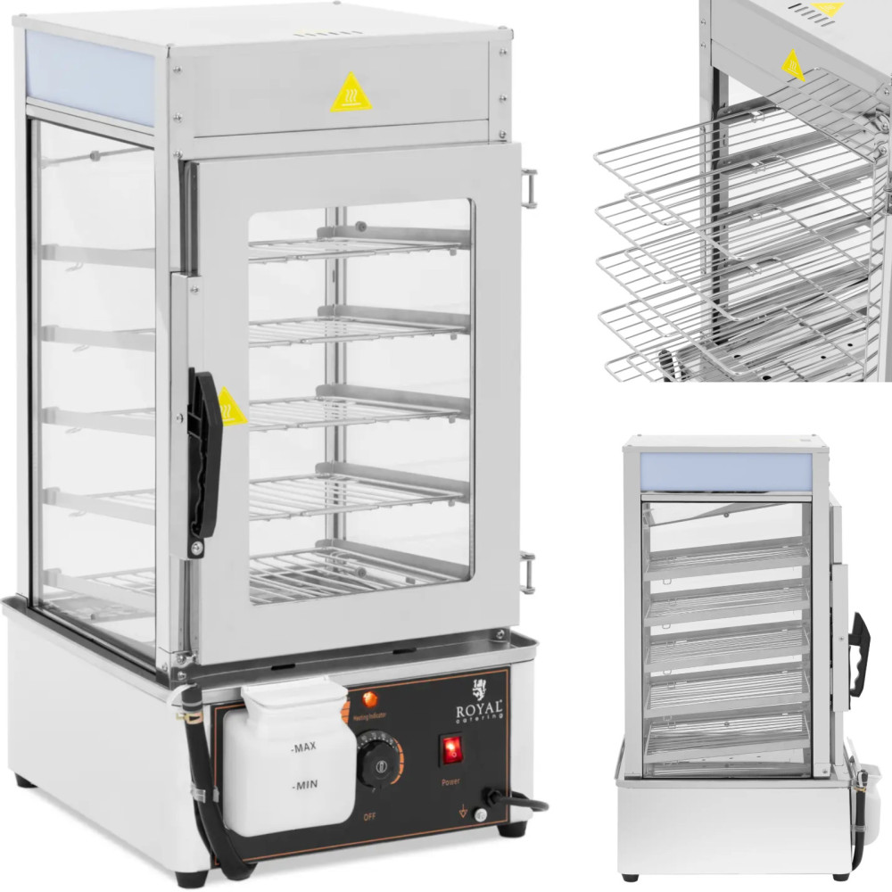 Parný parník pre knedle 5 GRINES 30-110C 37 L 1250 W