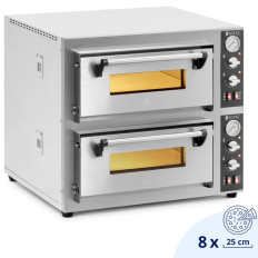 BI-kamera picu krāsns ar Chamotte Stone 8 picas Wed. 25 cm 8400 W