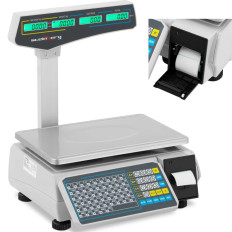 Trade store with LCD label printer 30 kg / 15 g
