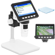 Digital microscope with 2 MP 4.3 TFT 1000x lighting