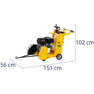 Cutter pjūklas degimo betonui su atspalviu Wed. 500 mm 13 km