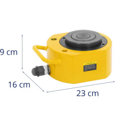 Atuador de cilindro hidráulico de frente e verso 78 mm 100 T