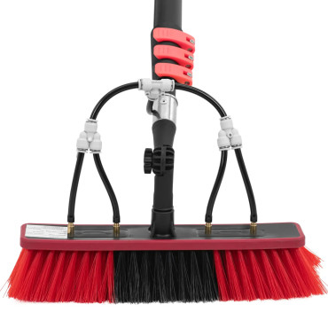 Teleskopbørste med vannforbindelse for rengjøringspanel Windows Bredde 35 cm 125-360 cm