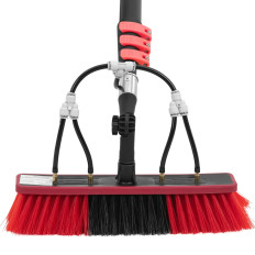 Teleskopinis šepetys su vandens jungtimi valymo skydelio langų plotis 35 cm 125-360 cm