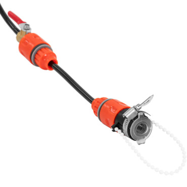 Escova telescópica com conexão de água para limpeza de janelas de janelas 35 cm 125-360 cm