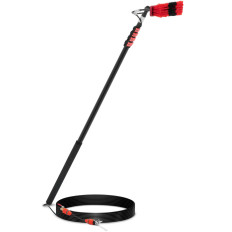 Teleskopbørste med vannforbindelse for rengjøringspanel Windows Bredde 35cm 175-720 cm