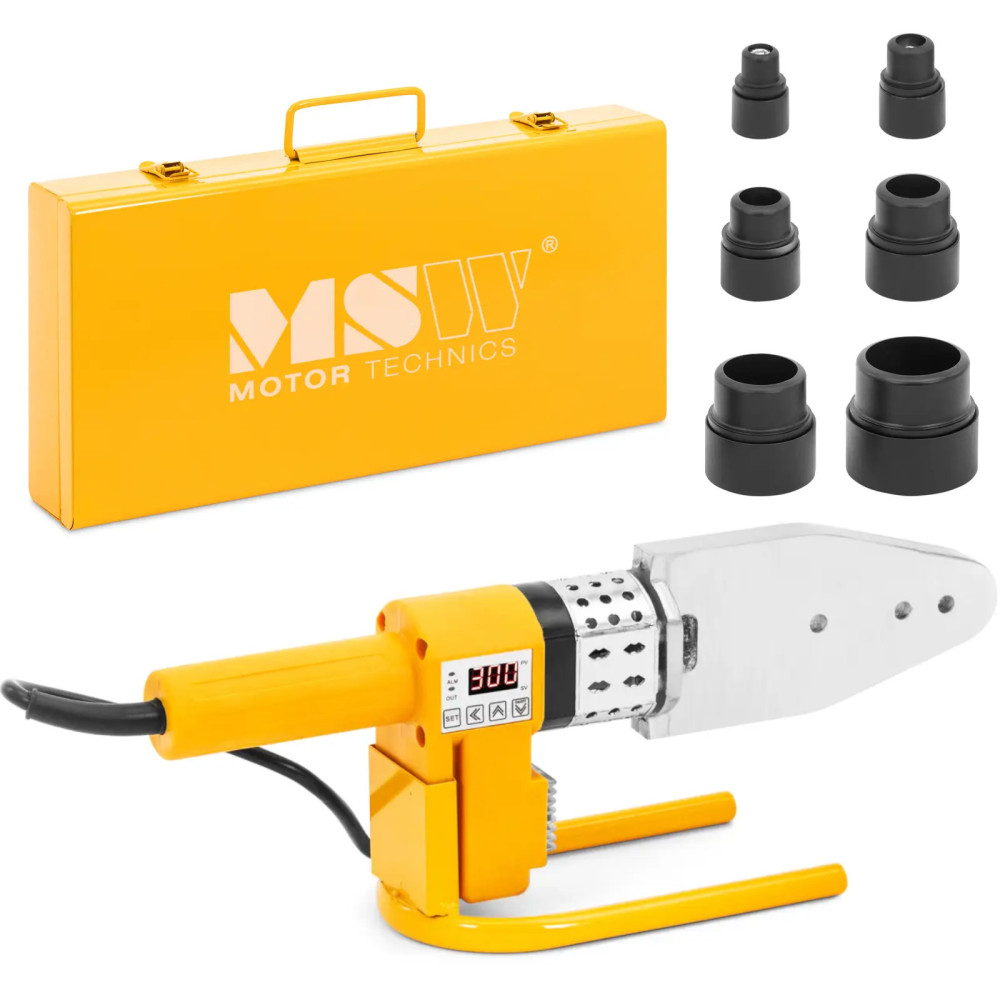 PP-PP-PV-PV-Rohrschweißgerät mit Mi 20-63 mm 300C 950 W - Set