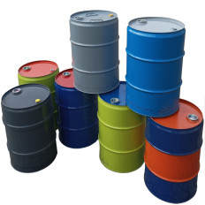 Μεταλλικά χάλυβας βαρέλι Th 60L φελλό 2 και 3/4 - Μείγμα χρώματος