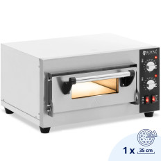 Električna pizza pečica z najetjem kamen za 1 pizzo sredo. 35 cm 2000 W