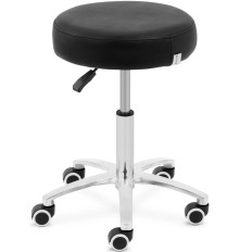 Sgabello Sgabello cosmetico su ruote fino a 120 kg di como - nero