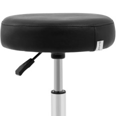 Széklet kozmetikai széklet kerekeken 120 kg Como - Black